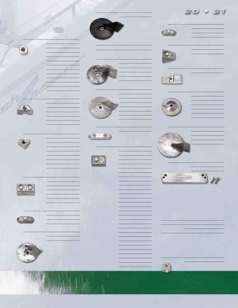 Suzuki - 2005 repair kits anodes