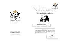 Suzuki - Keyboards Kool 2008 Term 2