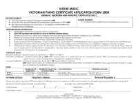 Suzuki - Victorian Piano Certificates Level 2 4 Form 2008