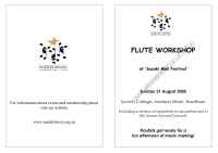 Suzuki - Flute Workshop 2005