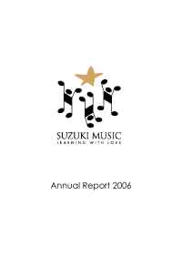 Suzuki - 2006 Annual Report