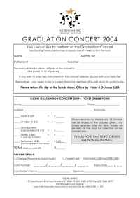 Suzuki - Grad Concert App 2004