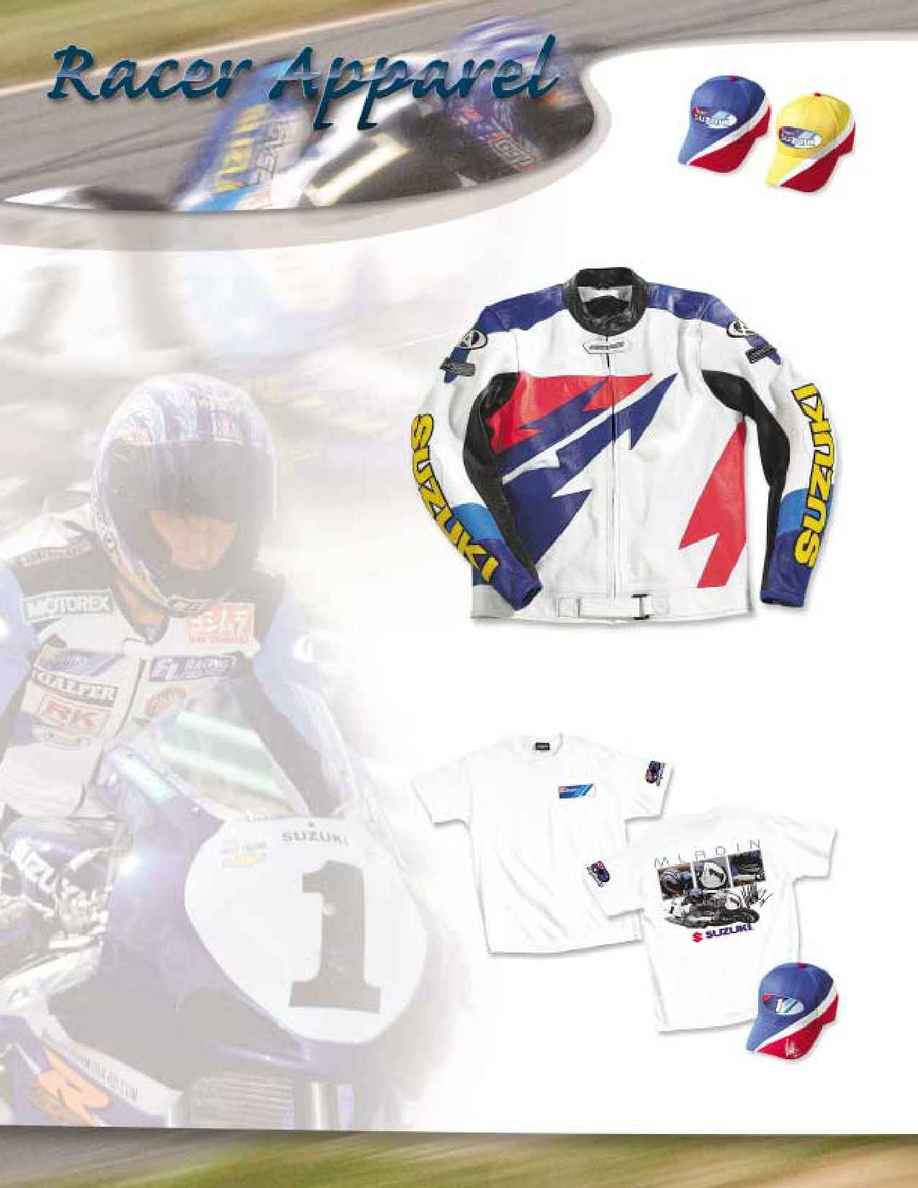 Suzuki - 2002 racer apparel