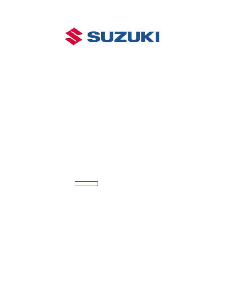 Suzuki - 40 DSM 03 07 31