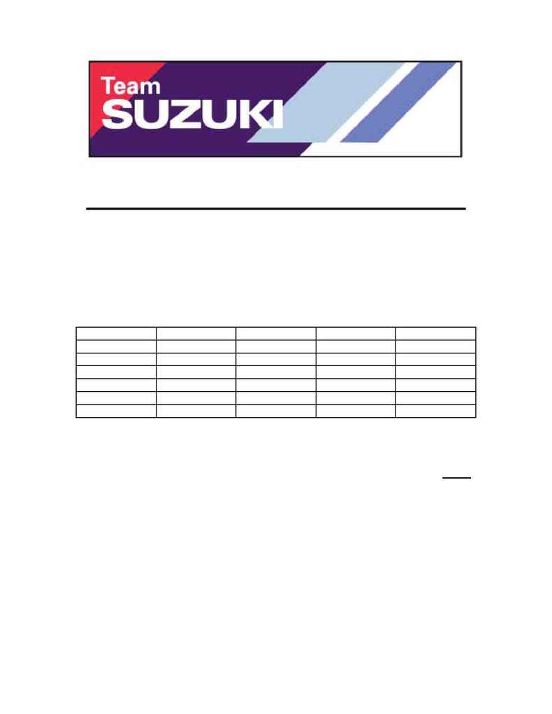 Suzuki - MA 05 04 F