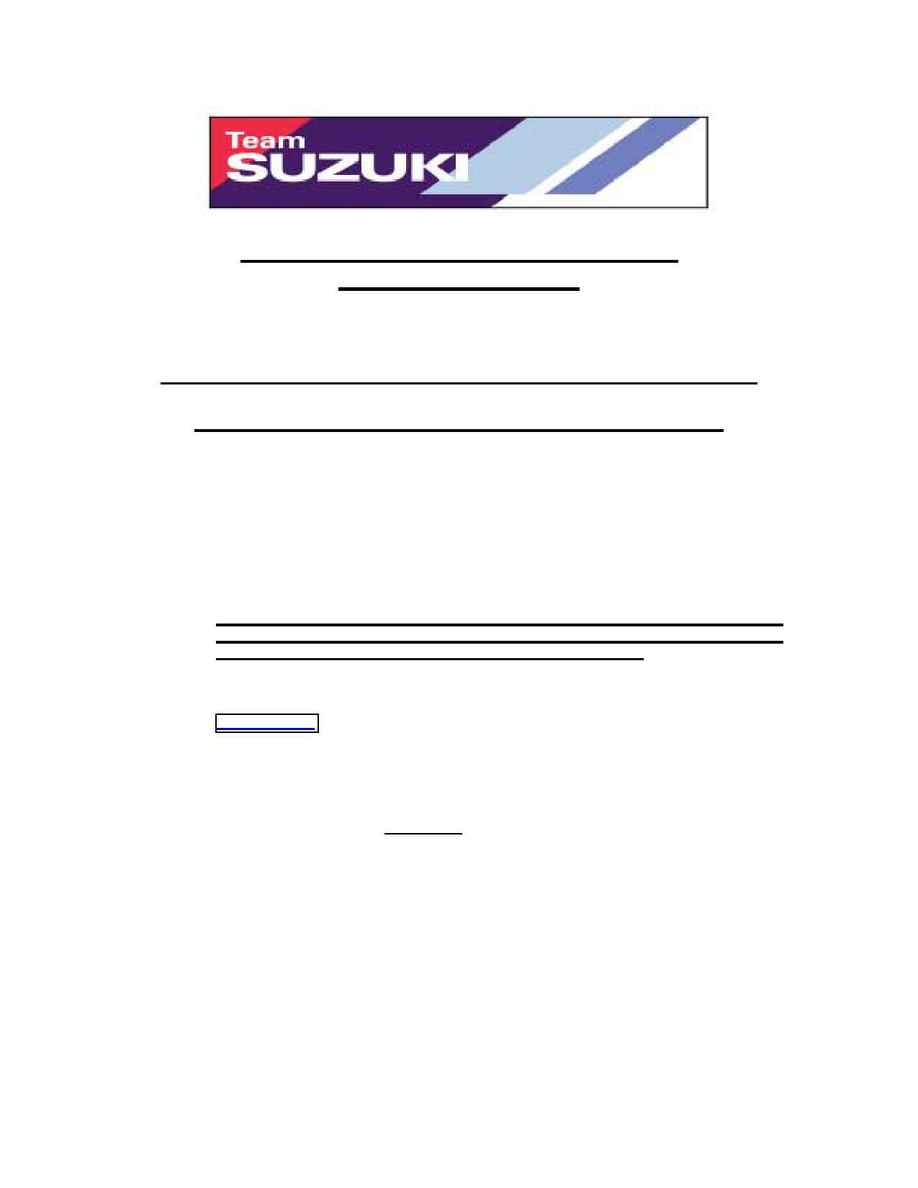 Suzuki - RM 2005 OFF ROAD CONTINGENCY
