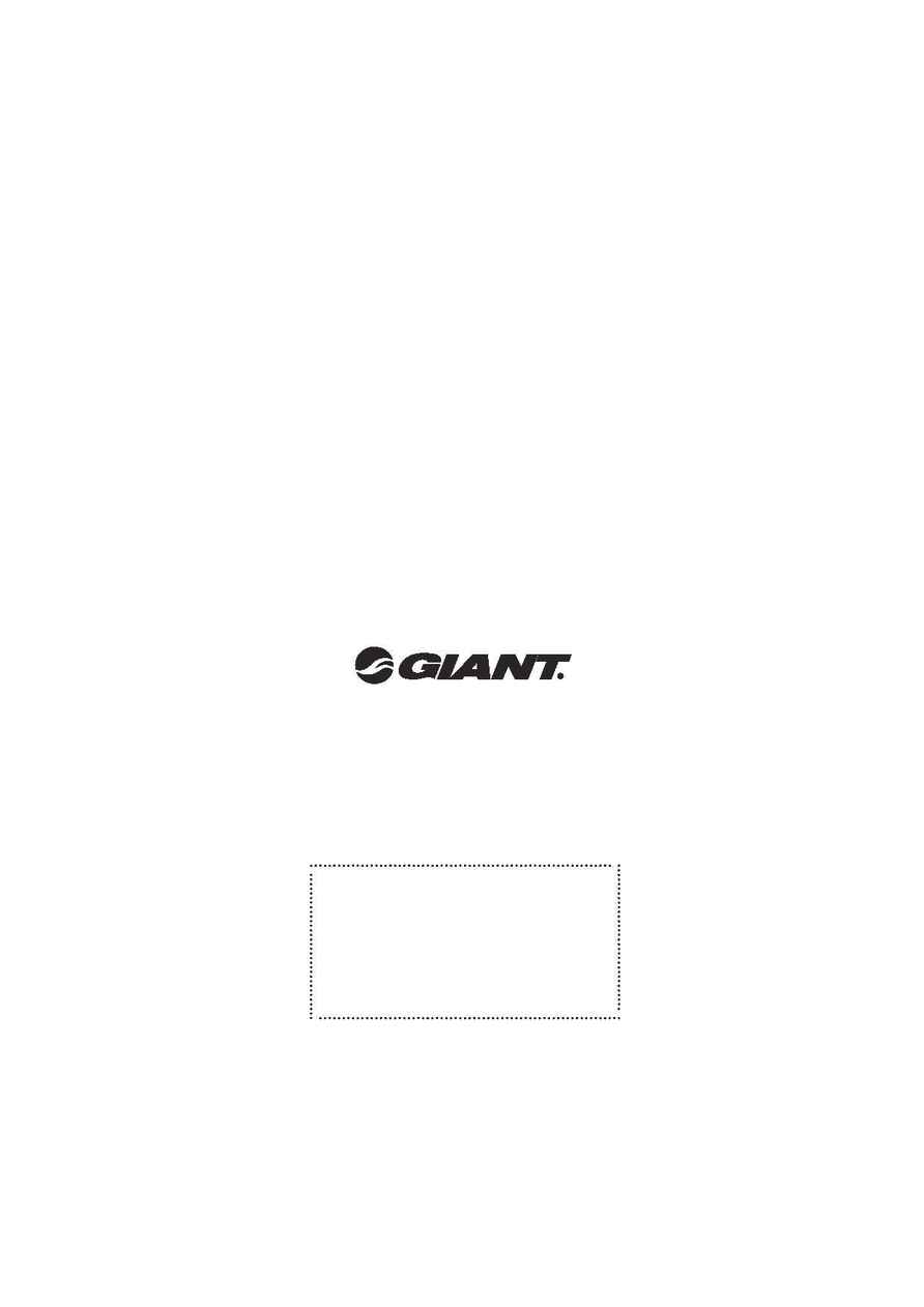 Giant bicycles - Katalog Giant 2007