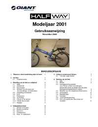 Giant bicycles - 2001 Halfway NL