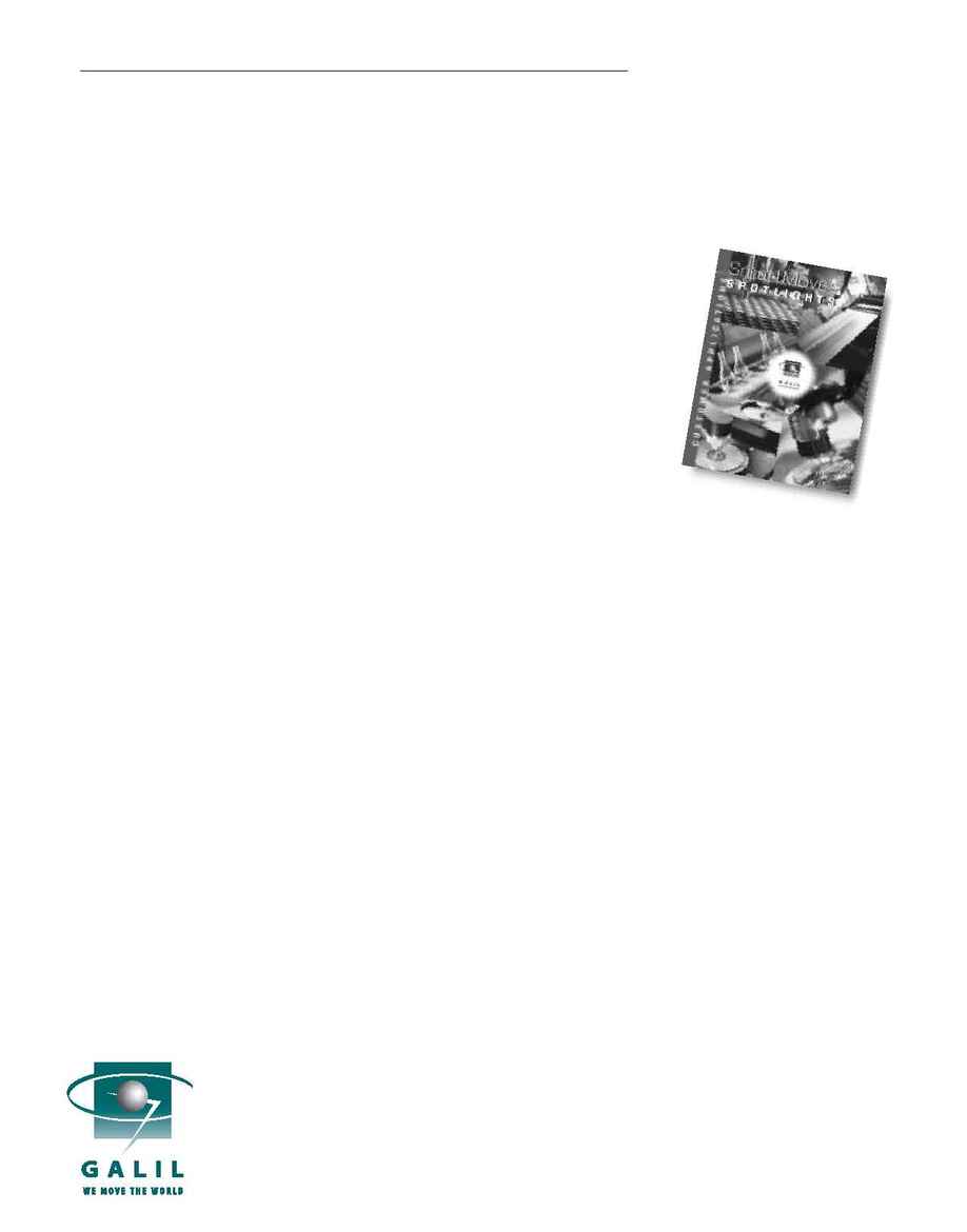 Galil Motion Control - 2004catalog
