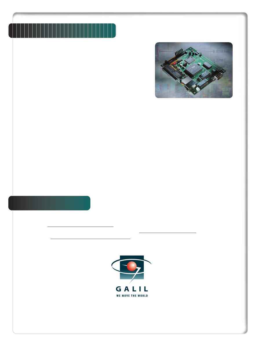 Galil Motion Control - eseries brochure