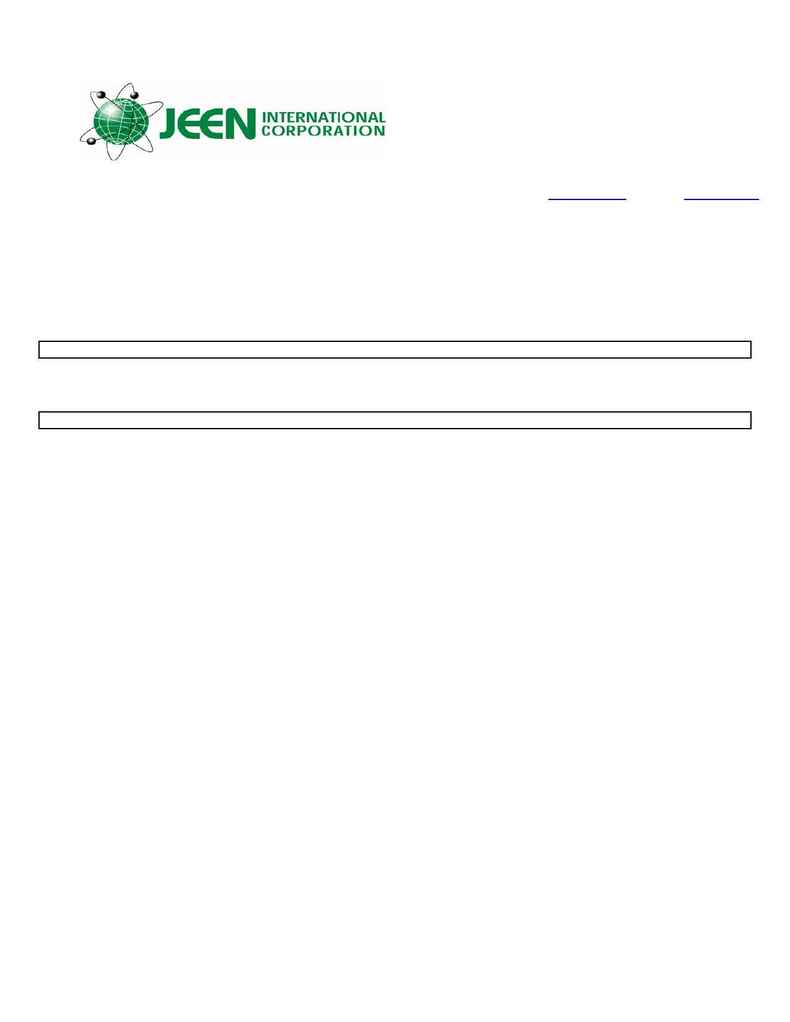 Jeen International - msds JEESORB O 5