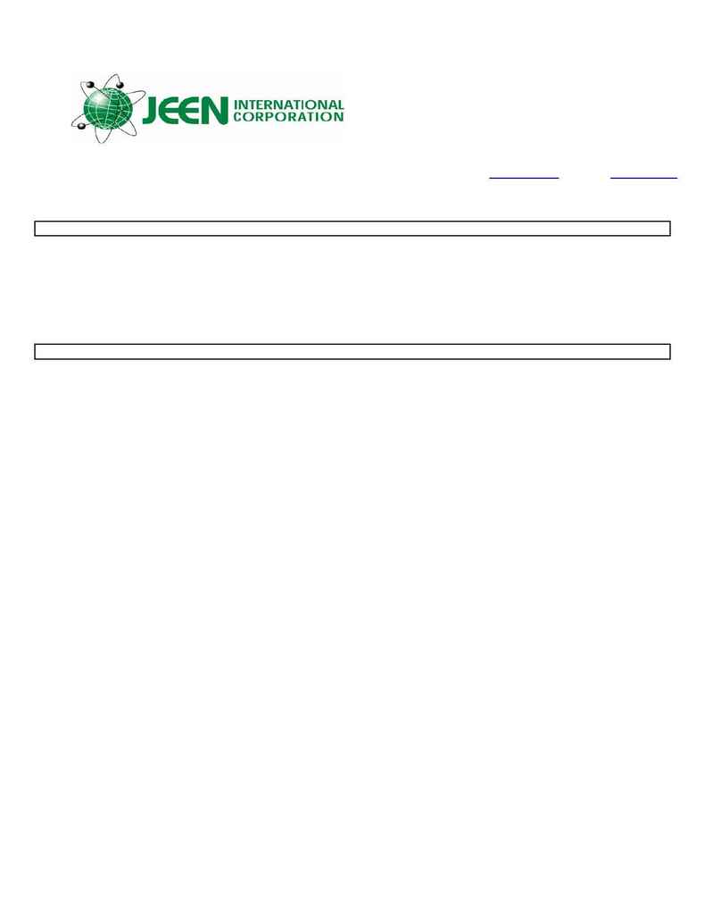 Jeen International - msds JEETOX HTA 2
