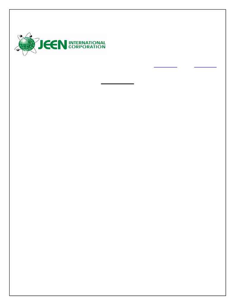Jeen International - spec JEEMATE 1000 DPS