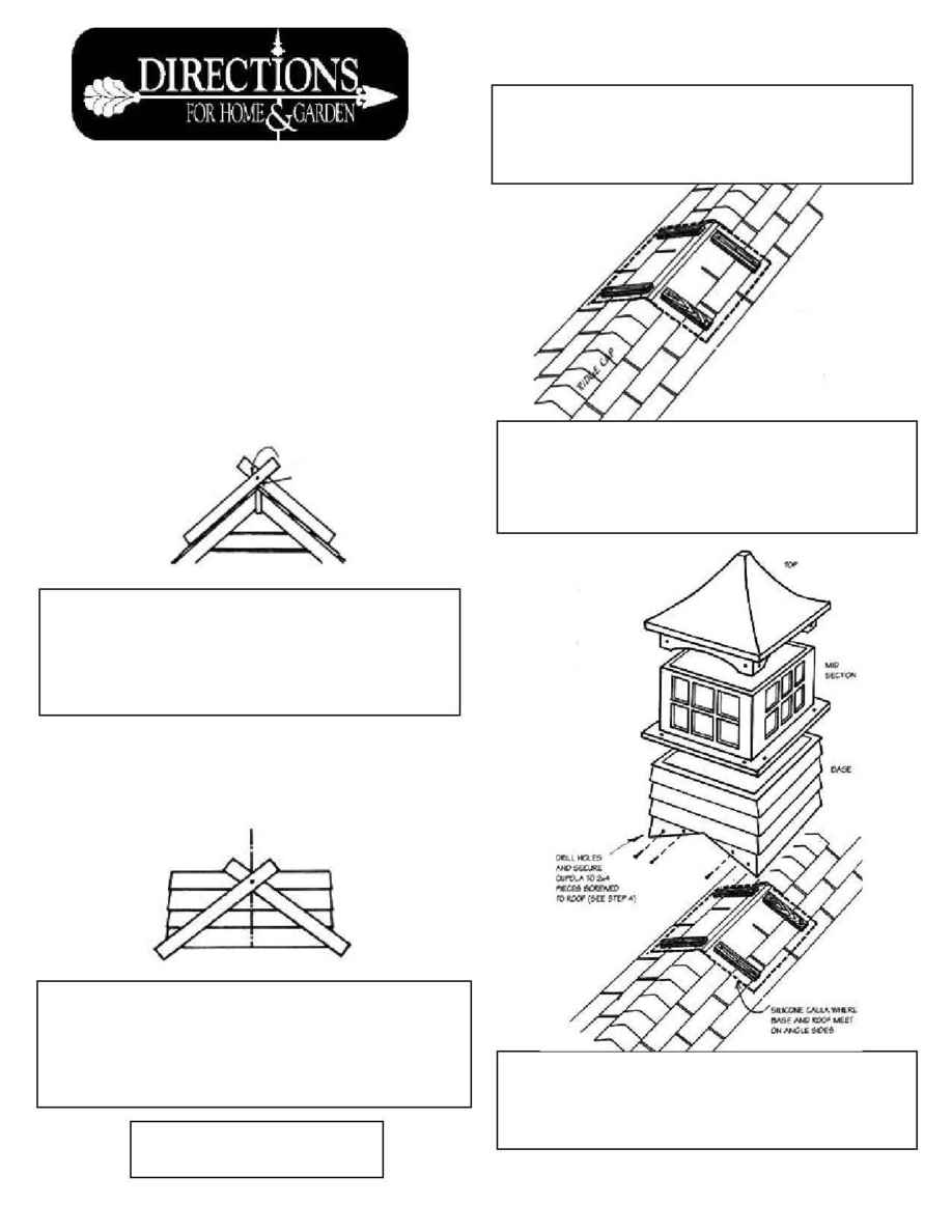 Directions for Home and Garden - 5Step