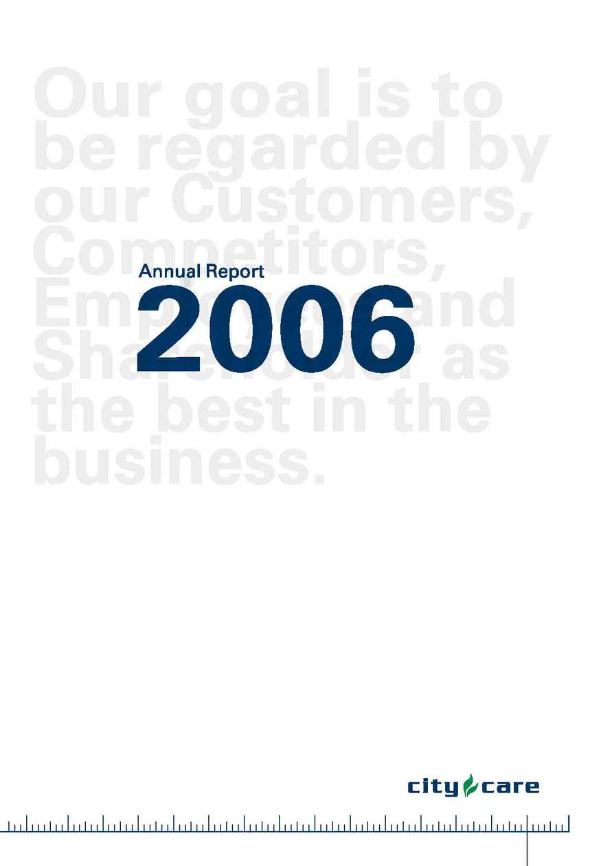 City Care - Performance report 2006