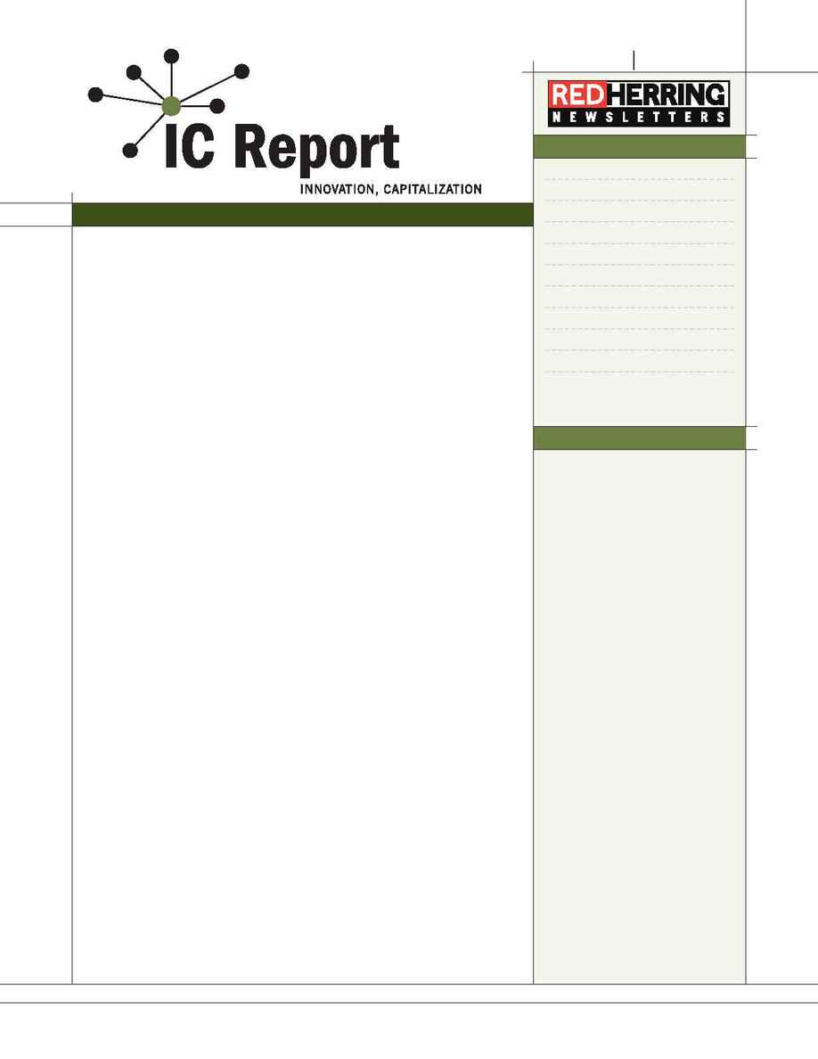 eMembrane - IC Report Red Herring Newsletters April May 2004