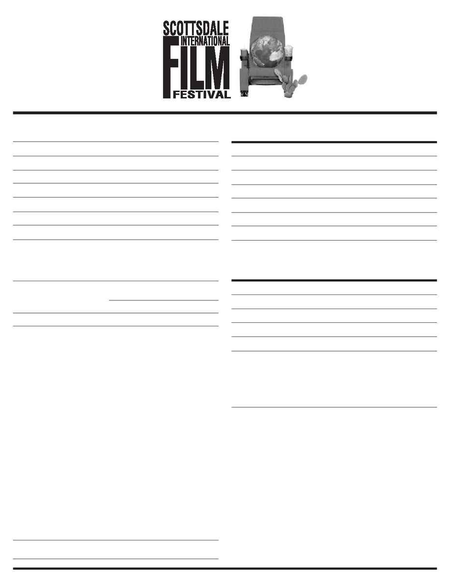 Scottsdale International Film Festival - submit form 06