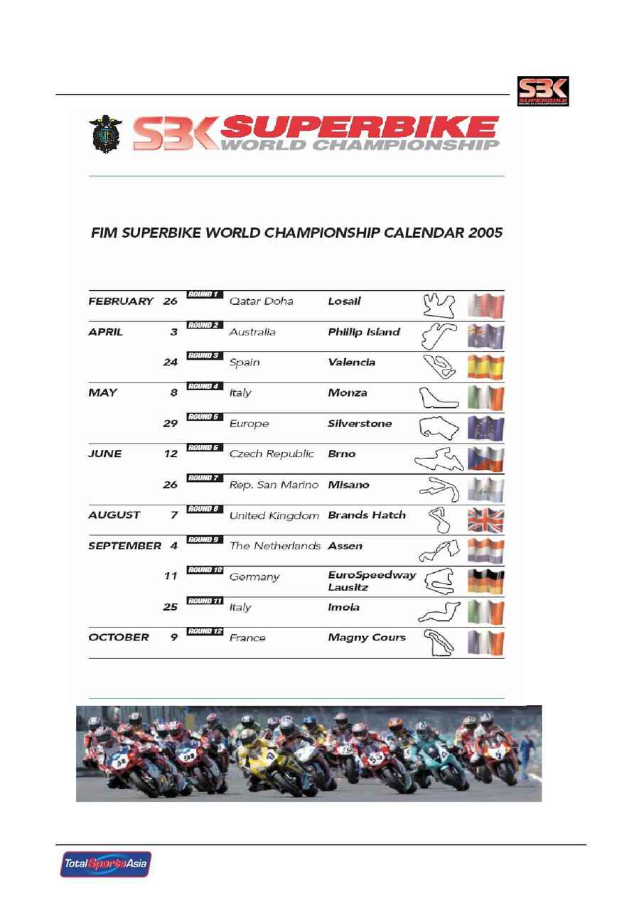 Total Sports Asia - TV MAIN CATALOGUE (05092005)