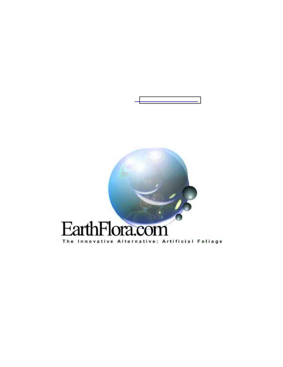 EarthFlora - holiday pricelist