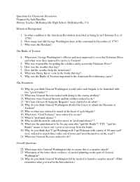 The Gilder Lehrman Institute of American History - questions 2