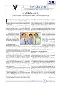 NanoMaterials Technology - AVCJ May VQ