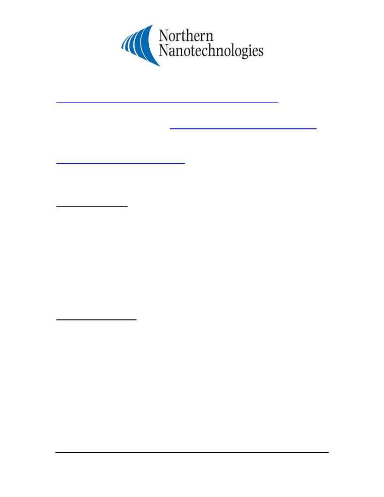 Northern Nanotechnologies - FS Pd rev 1 0