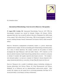International Biotechnology Trust (IBT) - 22 aug 2001