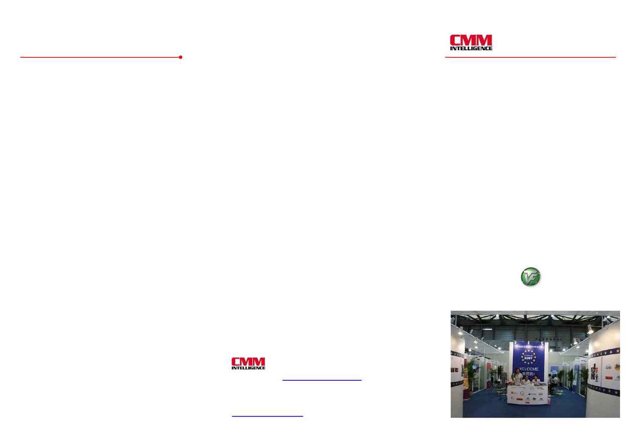 China Media Monitor Intelligence - EU Pavilion Brochure 2008