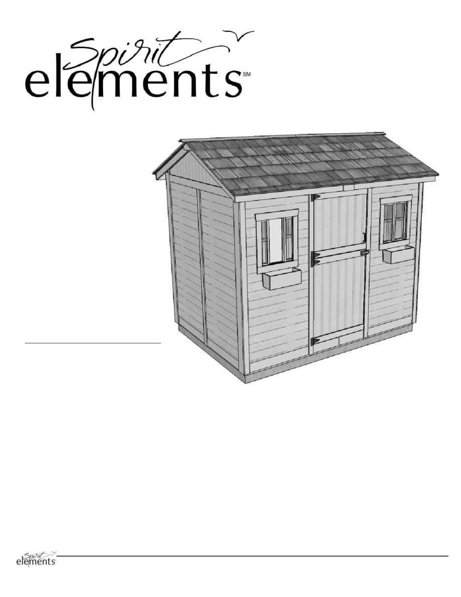 Spirit Elements - Huron Pool Cabana Assembly Instructions