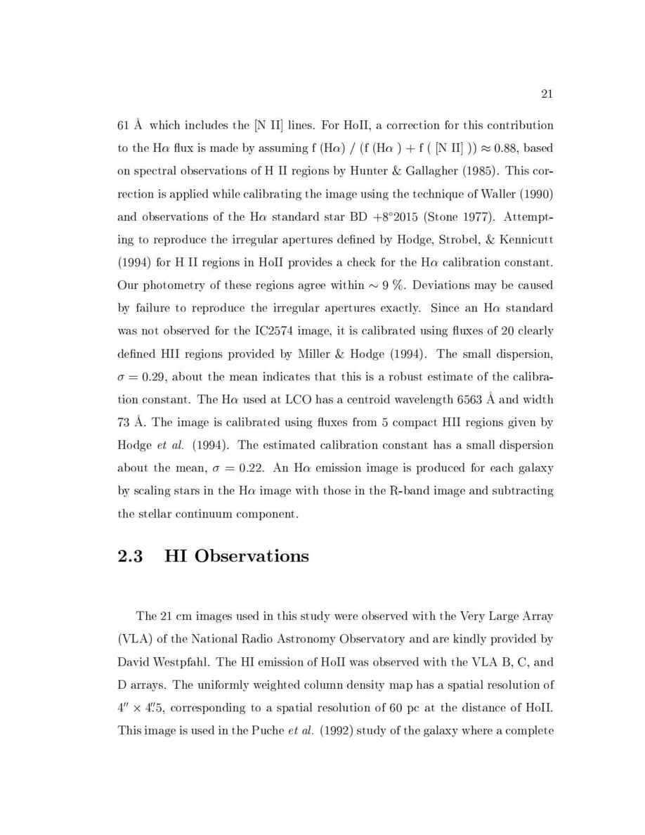 Astronomical Applications Department, U.S. Naval Observatory - thesis