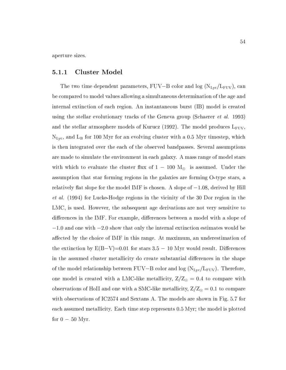 Astronomical Applications Department, U.S. Naval Observatory - thesis
