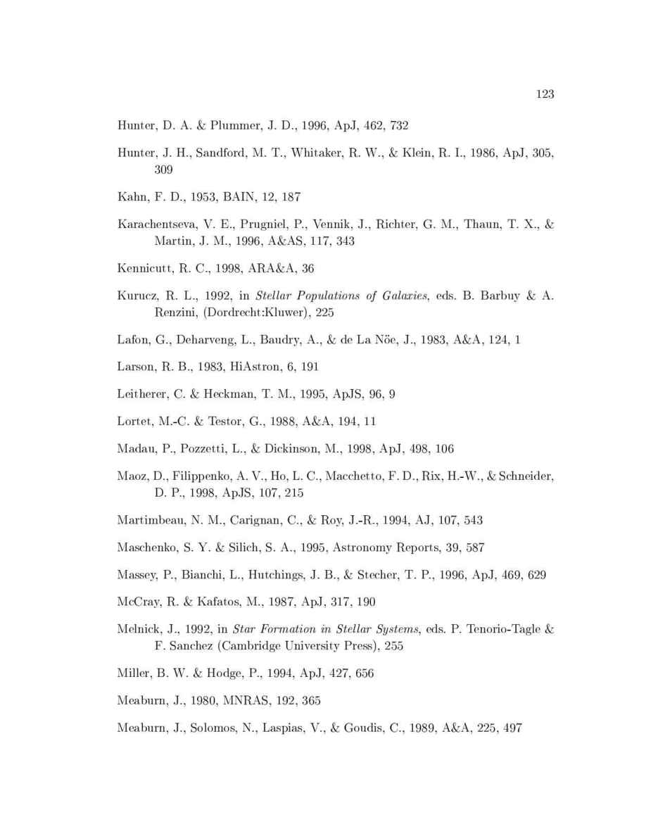 Astronomical Applications Department, U.S. Naval Observatory - thesis